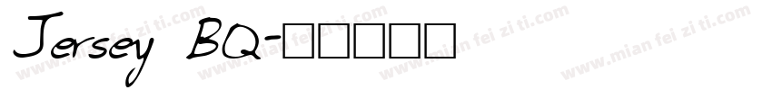 Jersey BQ字体转换